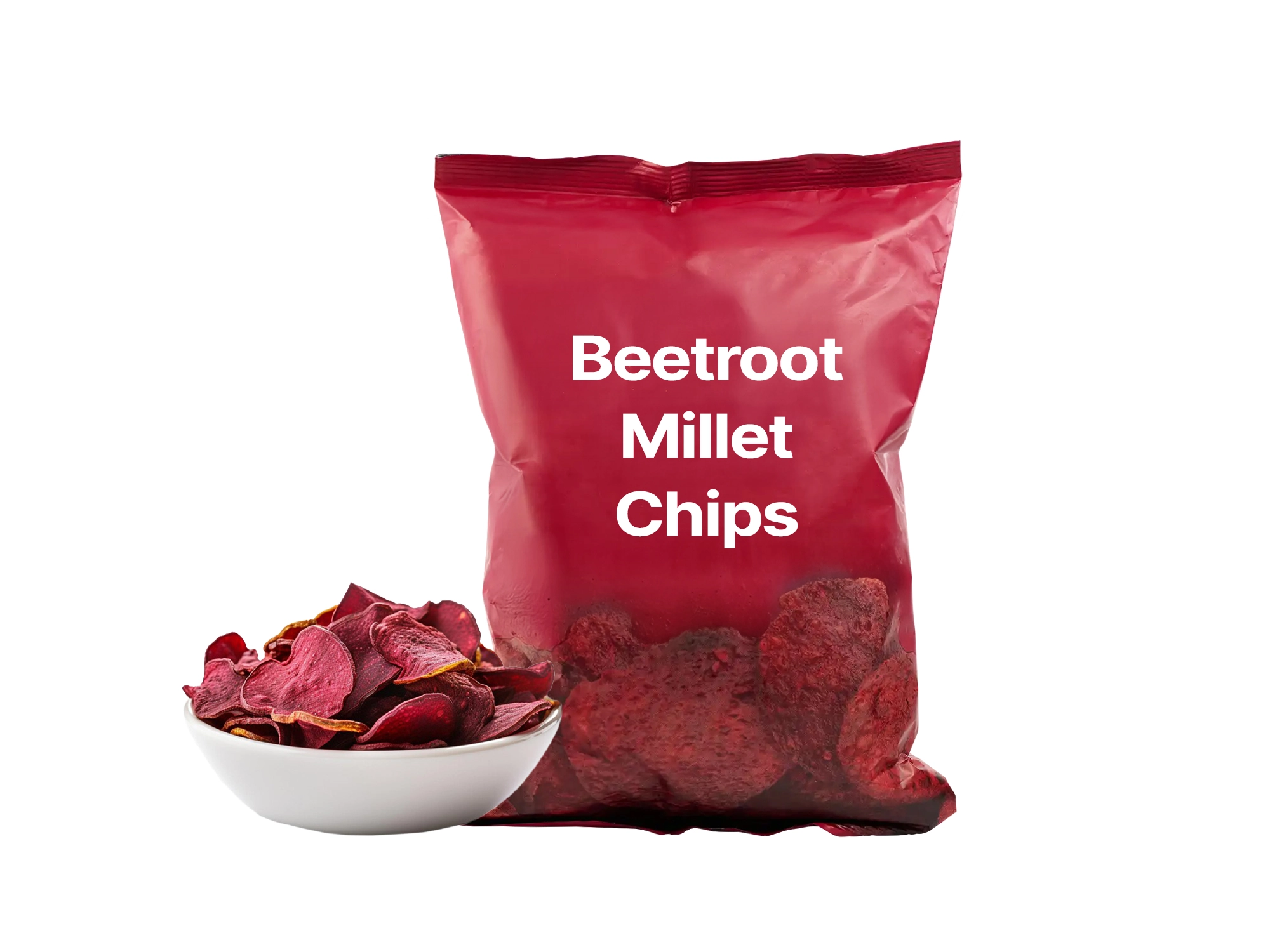 Beetroot Millet Chips